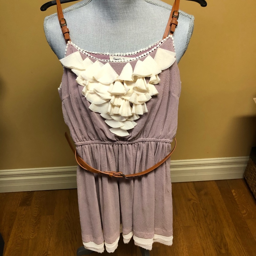 Double Zero size medium sundress mauve colour